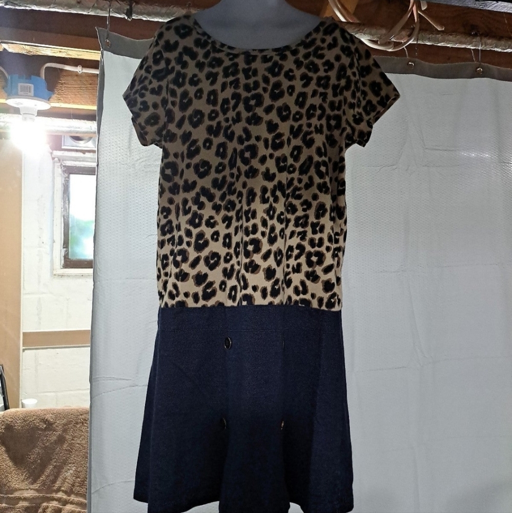 Girls cheetah print dress